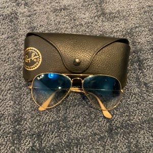 Blue Gradient Ray Bans